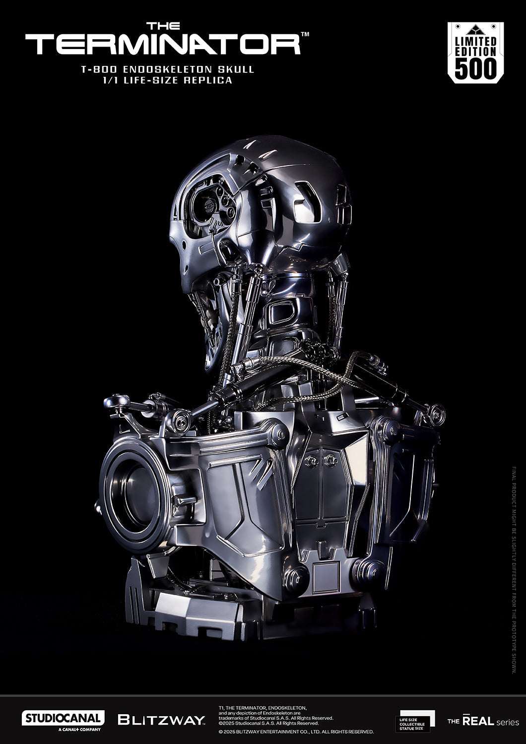 T-800 Endoskeleton Skull Pre-order Deposit