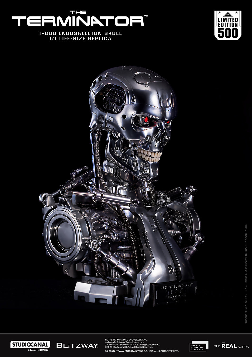 T-800 Endoskeleton Skull Pre-order Deposit