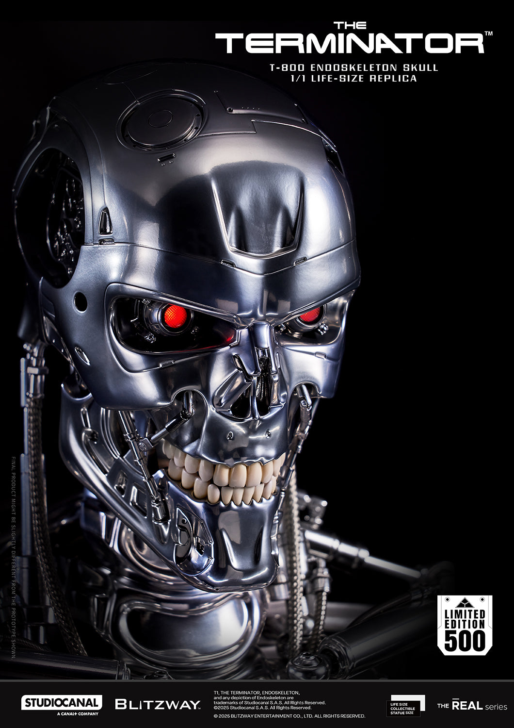 T-800 Endoskeleton Skull Pre-order Deposit