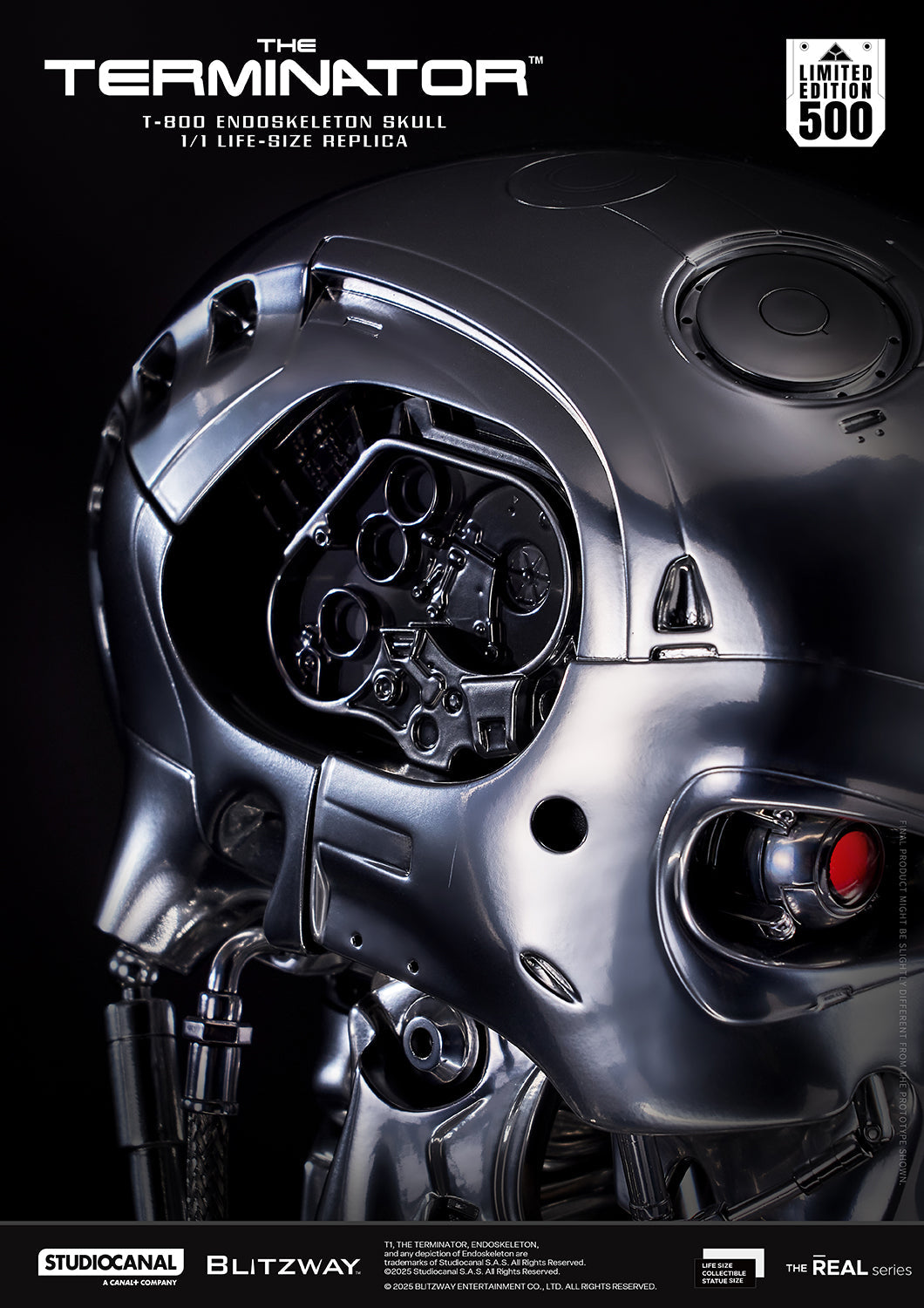 T-800 Endoskeleton Skull Pre-order Deposit