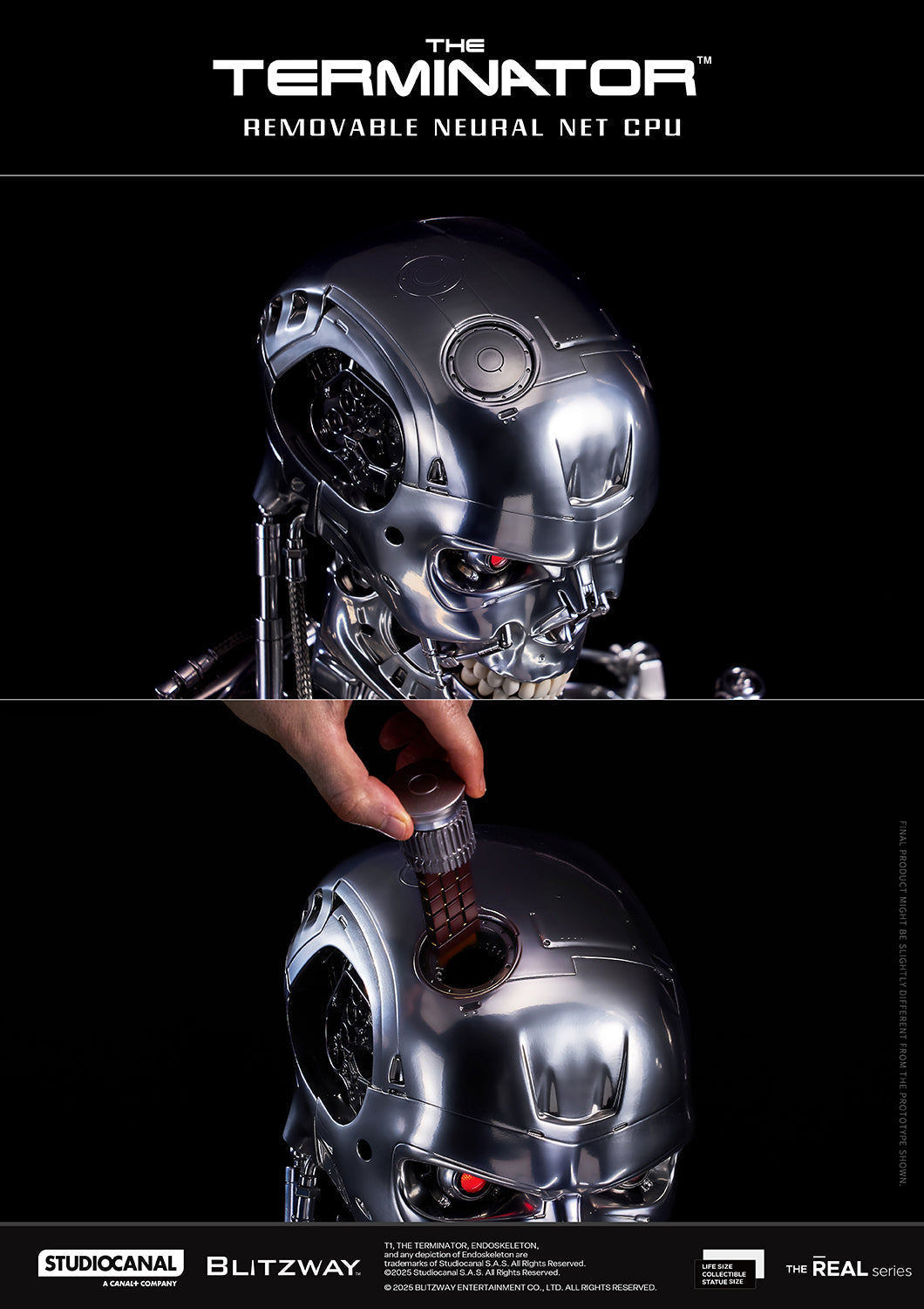 T-800 Endoskeleton Skull Pre-order Deposit