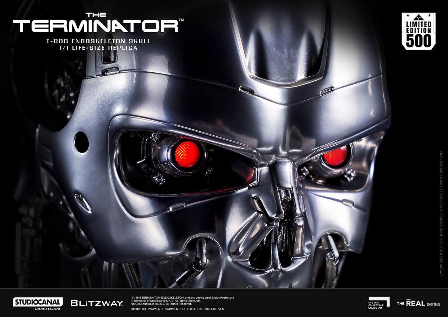 T-800 Endoskeleton Skull Pre-order Deposit