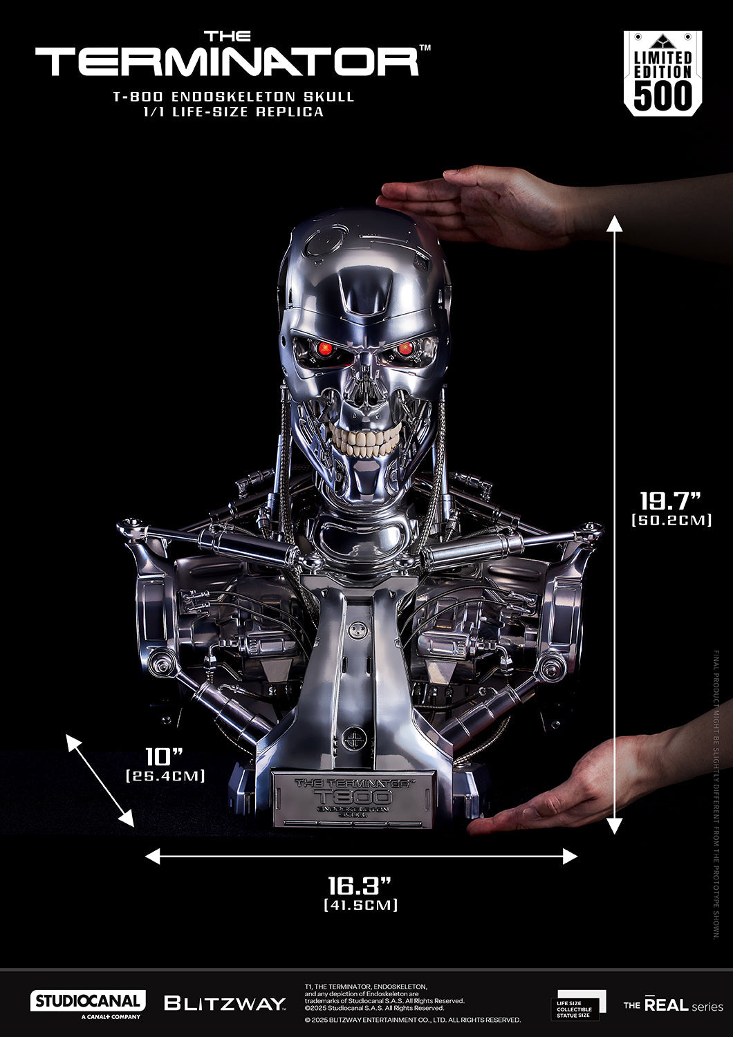 T-800 Endoskeleton Skull Pre-order Deposit