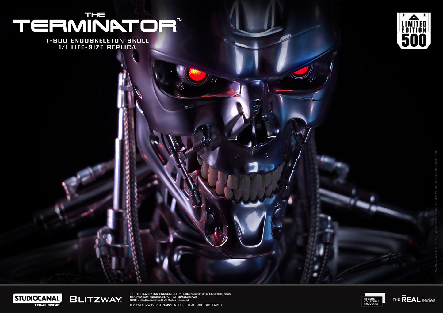 T-800 Endoskeleton Skull Pre-order Deposit