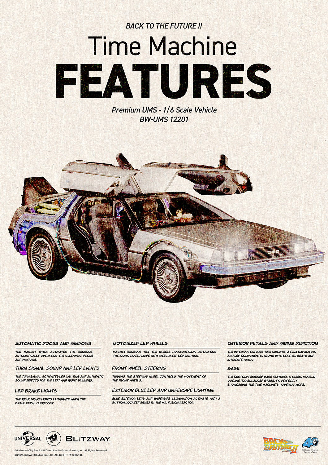 Back to the Future 2 'Time Machine' Special Promotion Pre-order Deposit