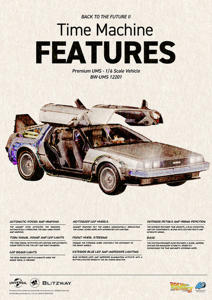 Back to the Future 2 'Time Machine' Special Promotion Pre-order Deposit